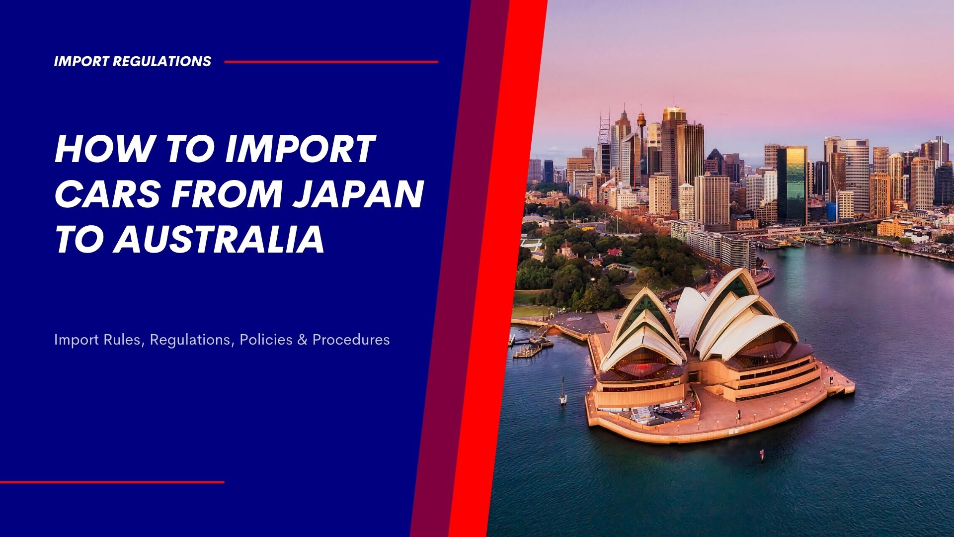 How to Import Cars from Japan to Australia