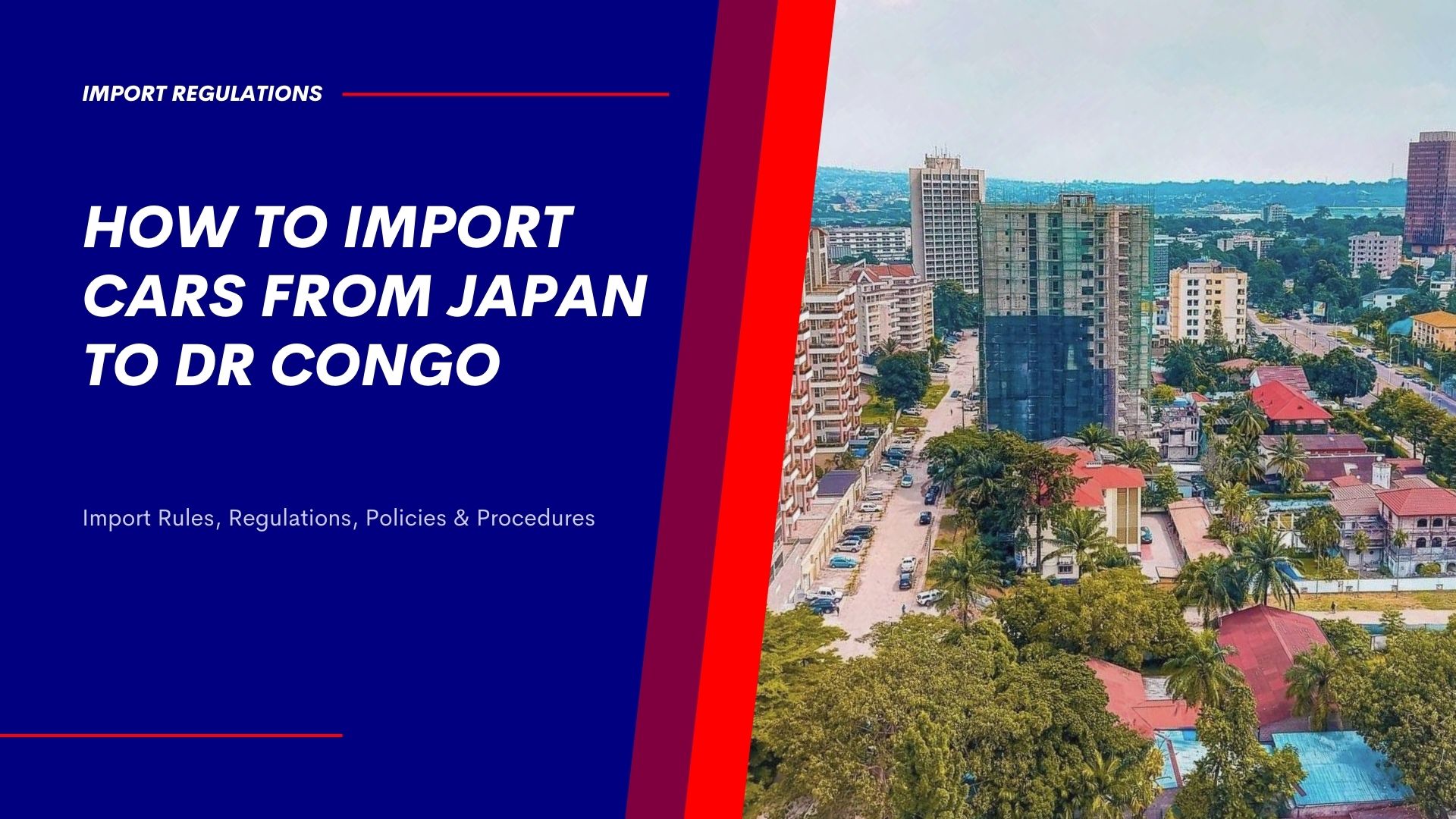 How to Import Cars from Japan to the Democratic Republic of Congo