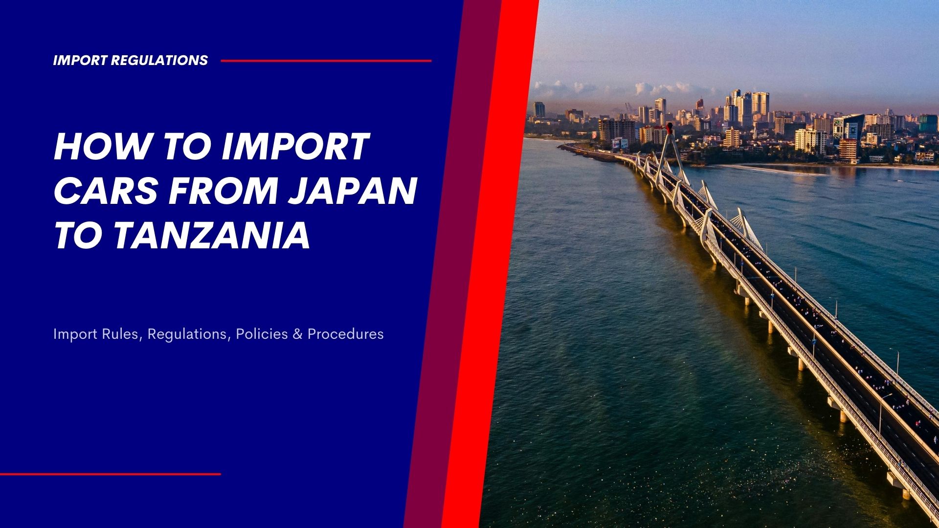 How to Import Cars from Japan to Tanzania