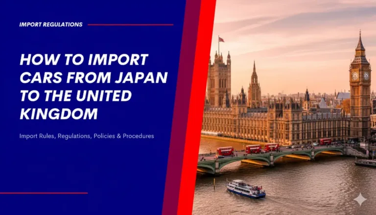 Import Cars from Japan to the UK