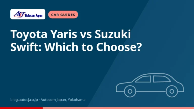 Toyota Yaris vs Suzuki Swift: Which to Choose?