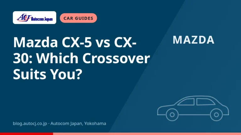 Mazda CX-5 vs CX-30: Which Crossover Suits You?