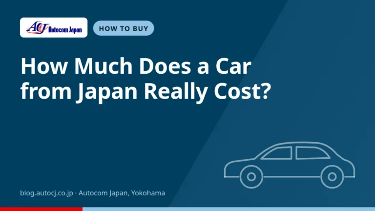 How Much Does a Car from Japan Really Cost?