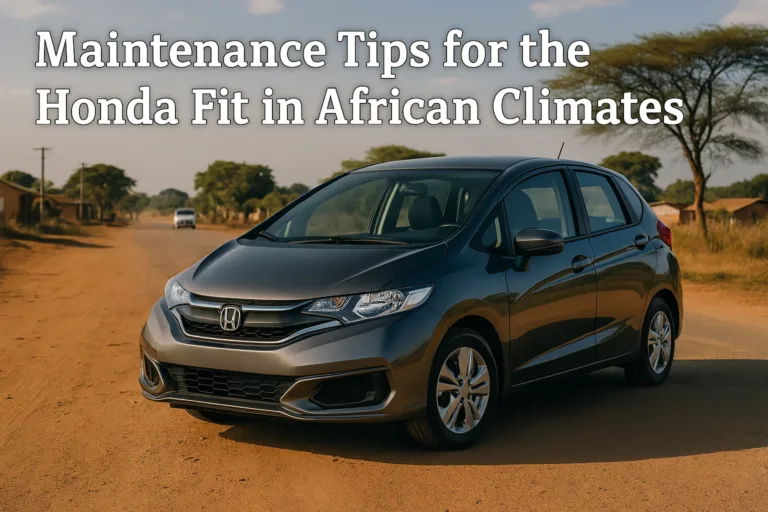 Maintenance Tips for the Honda Fit in African Climates