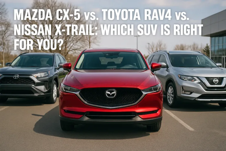Mazda CX-5 vs. Toyota RAV4 vs. Nissan X-Trail: Which SUV is Right for You?