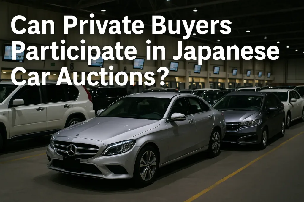 Can I Participate in Japanese Car Auctions as a Private Buyer